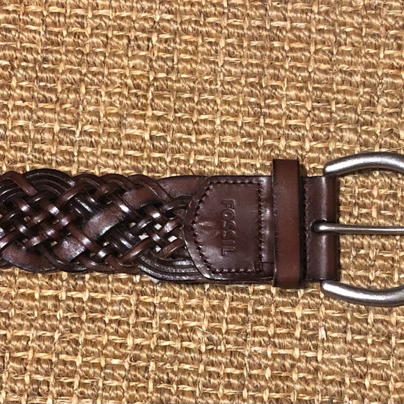 Fossil Women’s Woven Leather Belt in Size Small!  Beautiful! - Picture 8 of 8